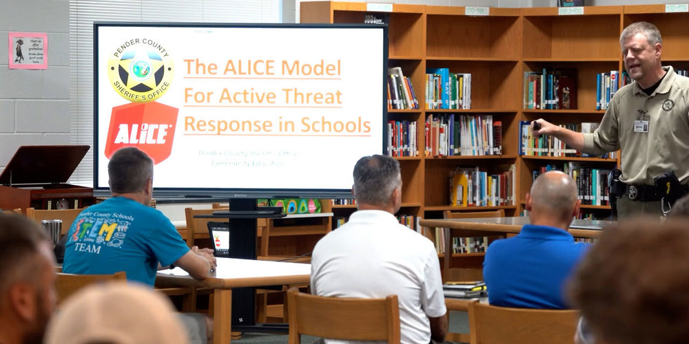 ALICE training at Topsail High School