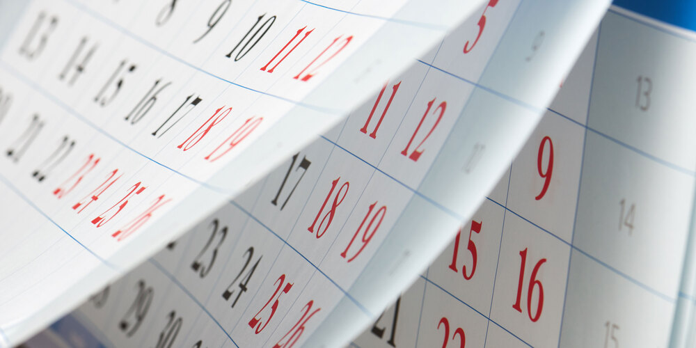desk calendar