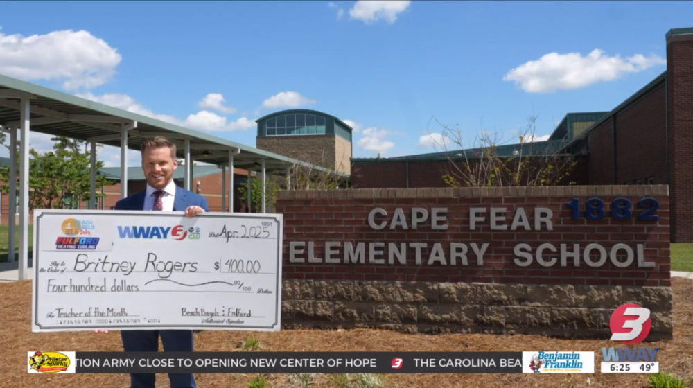 WWAY Teacher of the Month