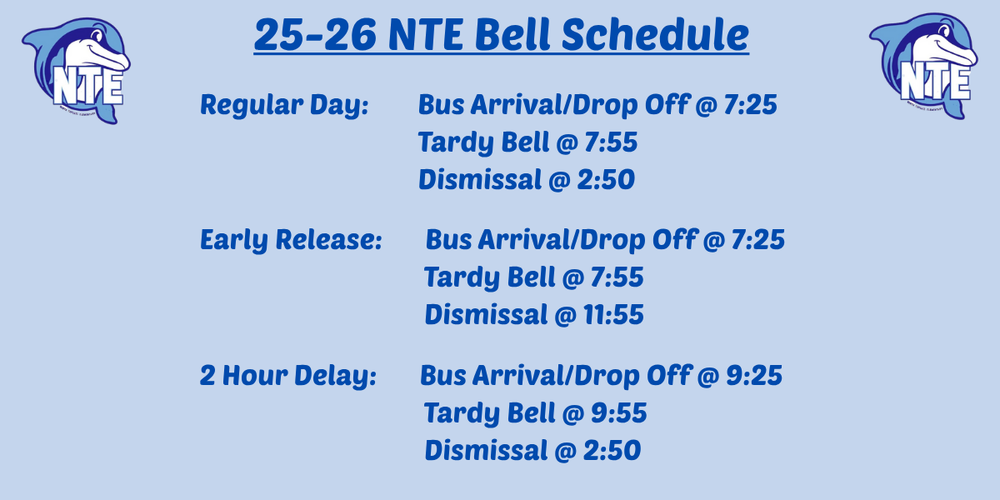 Bell Schedule