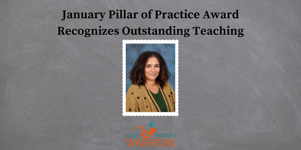 January Pillar of Practice Award