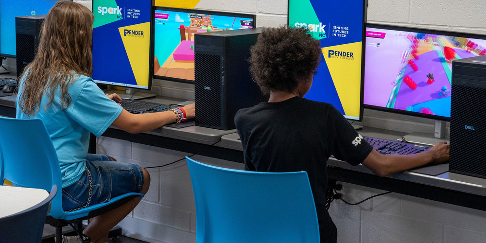 SparkNC Lab at Heide Trask High School