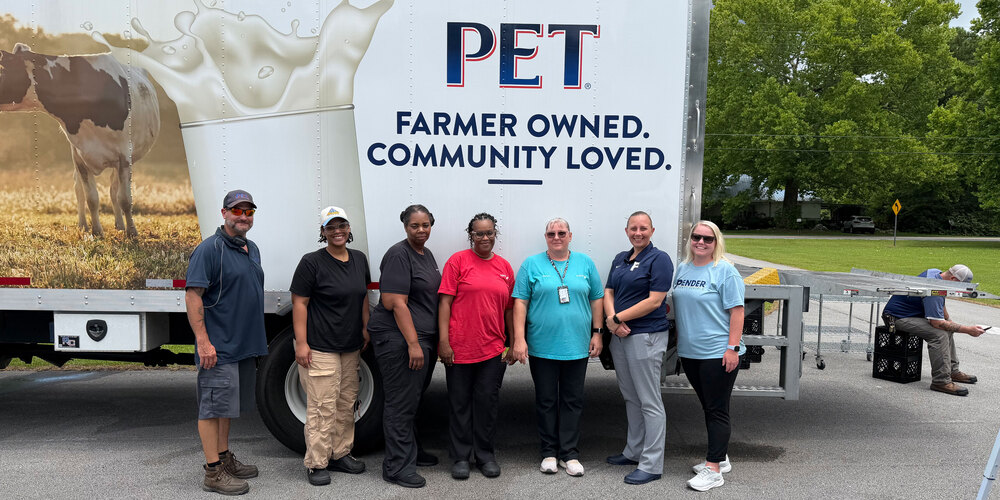 PET dairy has donated two refrigerated trucks for our summer feeding initiative