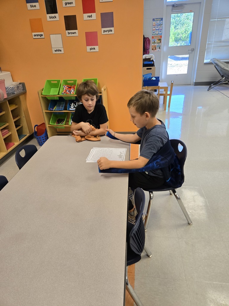 3rd graders reading to 1st graders