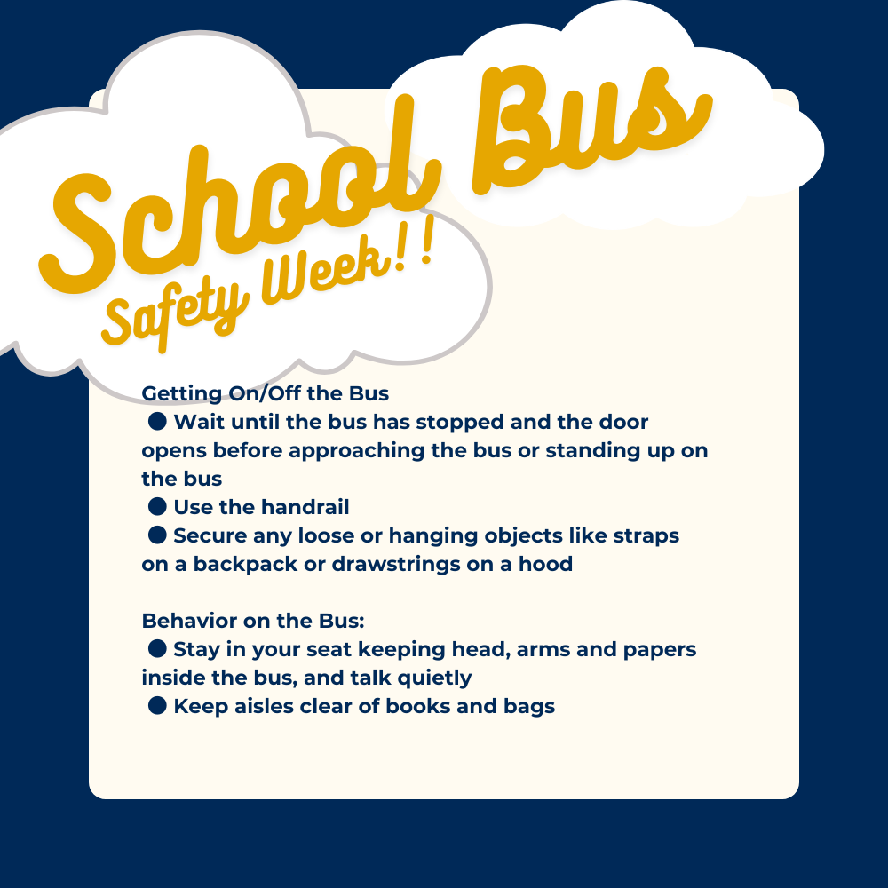 school bus safety week