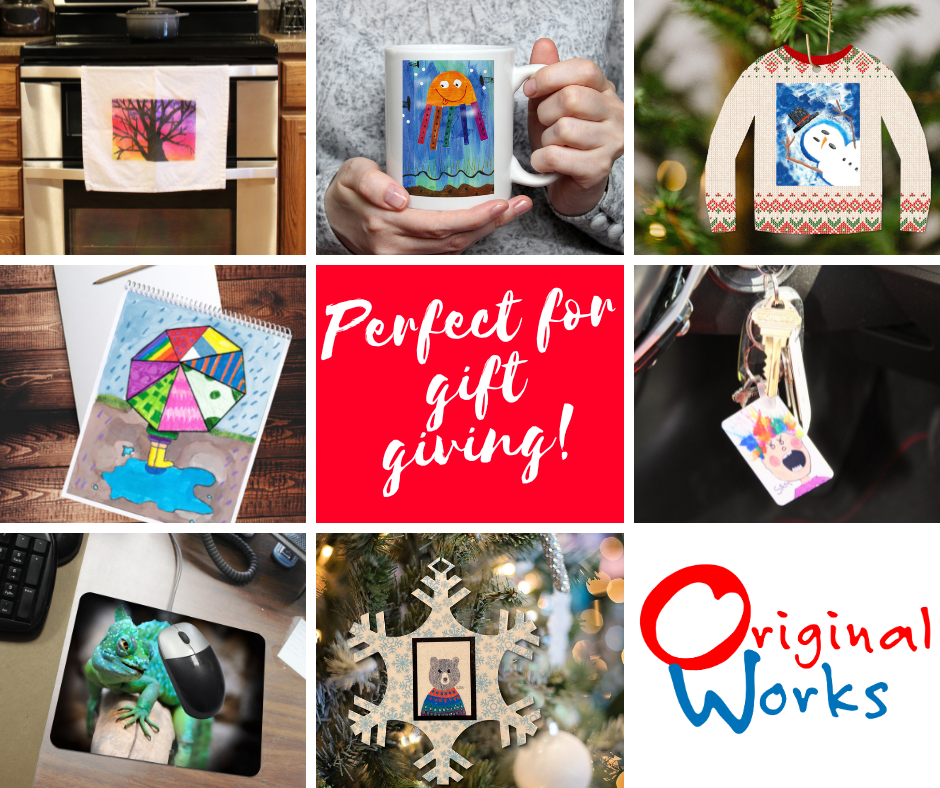 original works art fundraiser