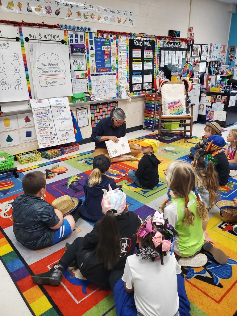Leanne Radabaugh at CFE for Read Across America Week