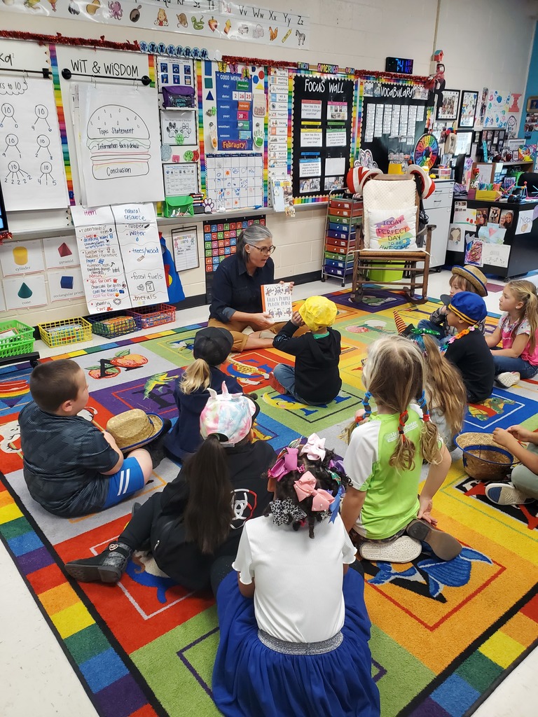 Leanne Radabaugh at CFE for Read Across America Week