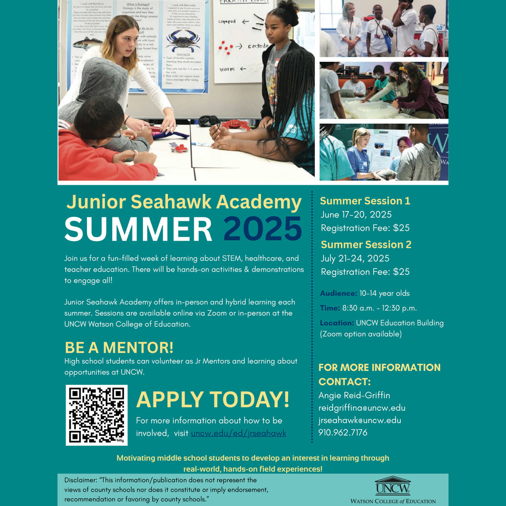 junior seahawk academy social media post