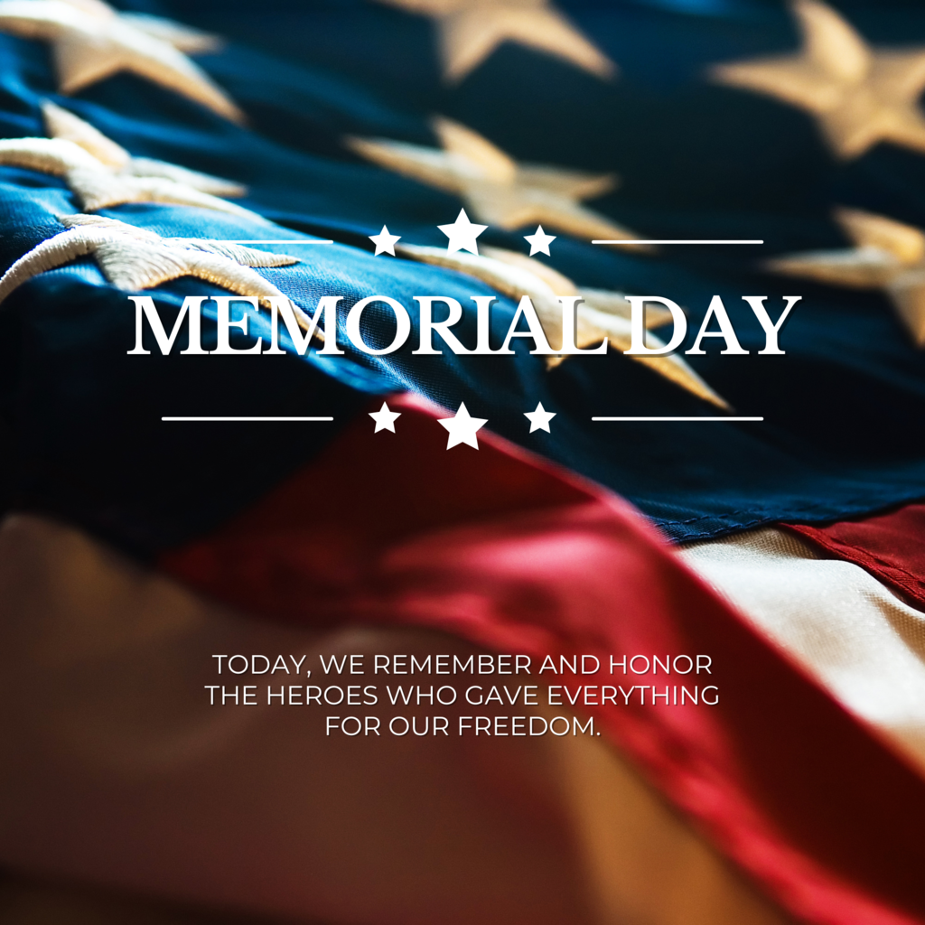 2026 memorial day
