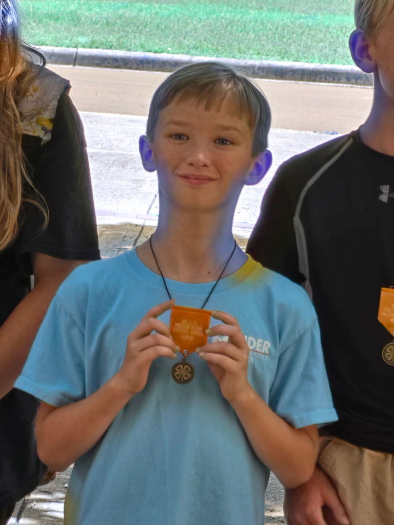 1st place - Gold Medal winning - 4H Club member - SOARING Eagle