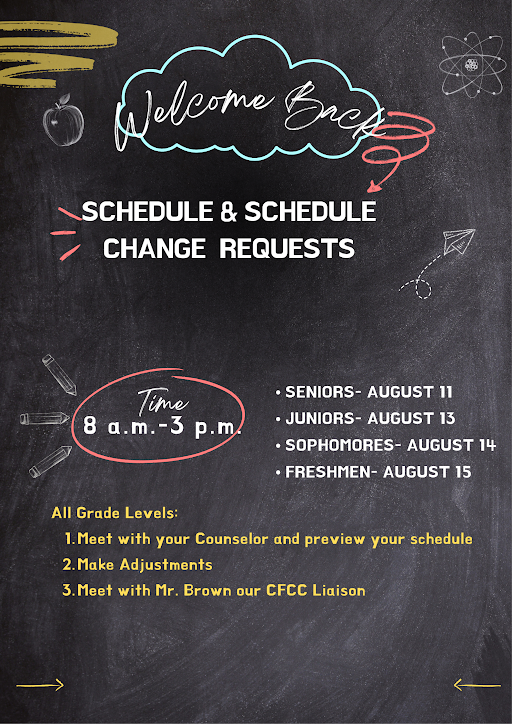 schedule changes