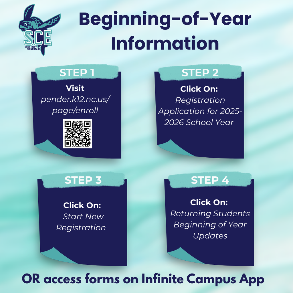 beginning of year information steps