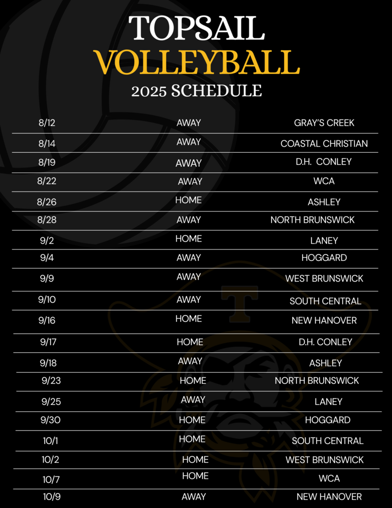 Volleyball Schedule