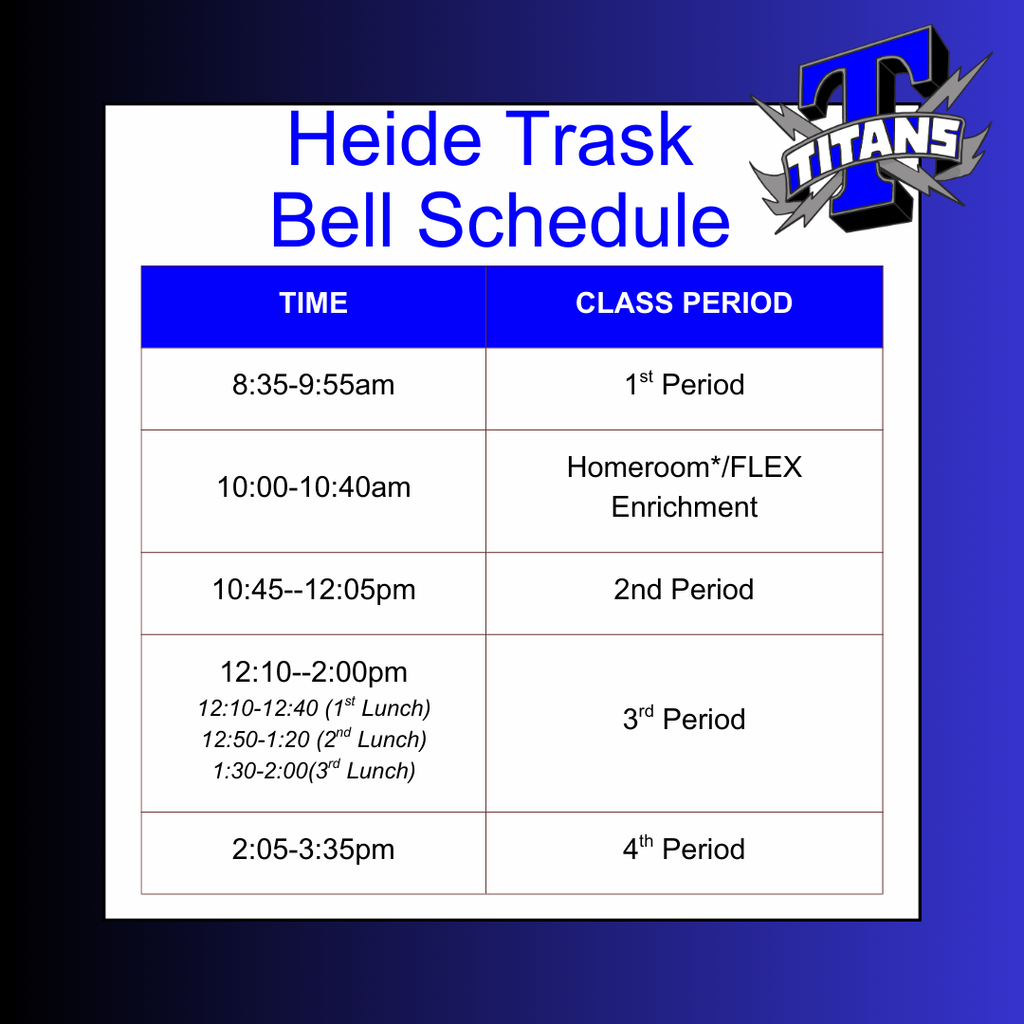 25-26 Schedule
