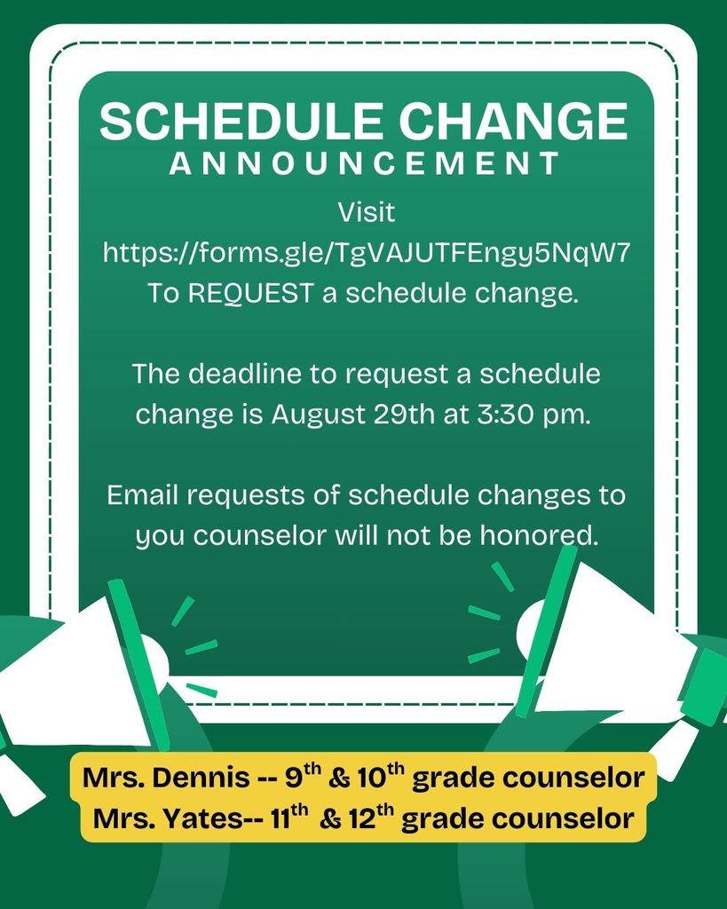 schedule change info