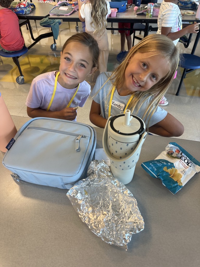 first graders on the first day of school