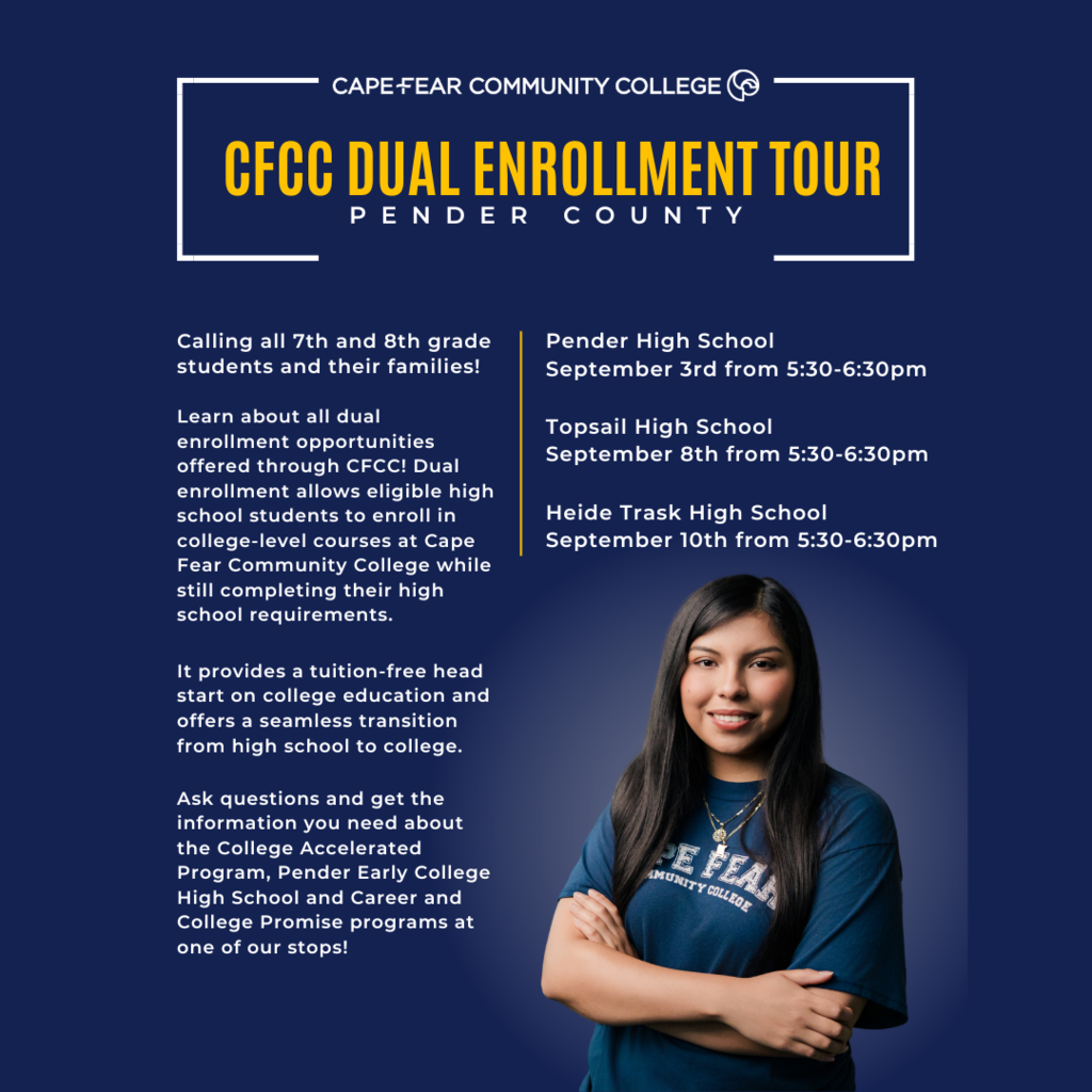 dual enrollment flyer for families