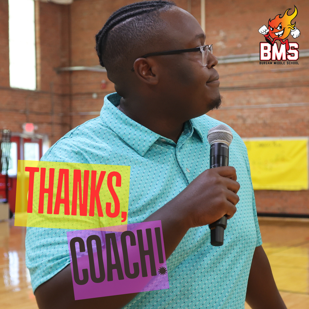 coach at pep rally