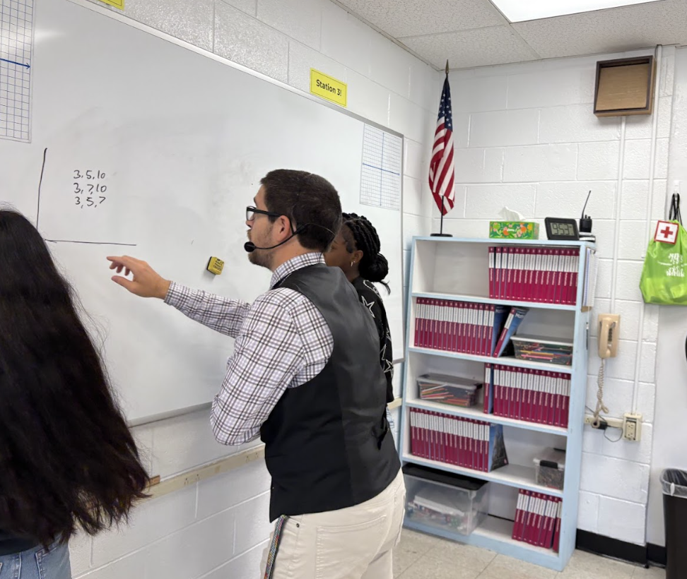 8th grade math using vertical thinking spaces