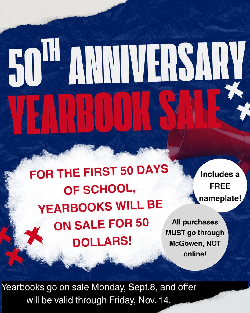 50th for yearbooks!