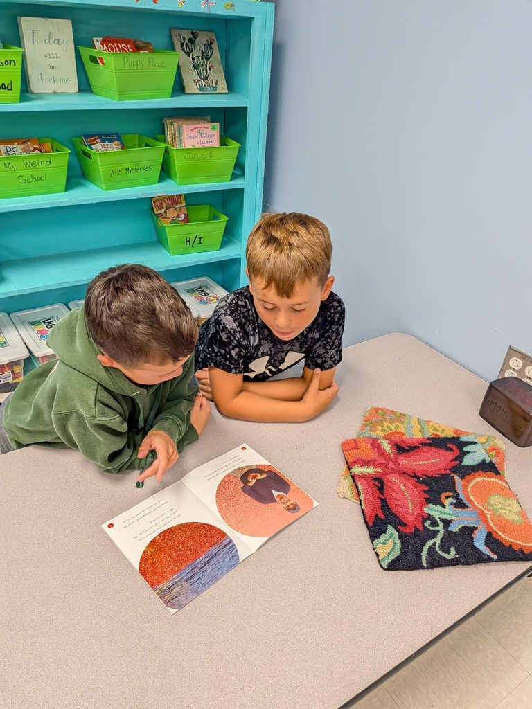 2nd graders buddy reading