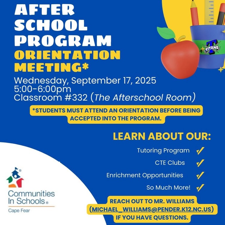 CIS orientation reminder