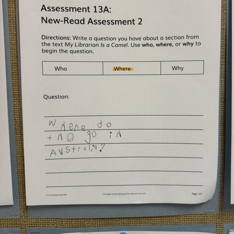 book assignment
