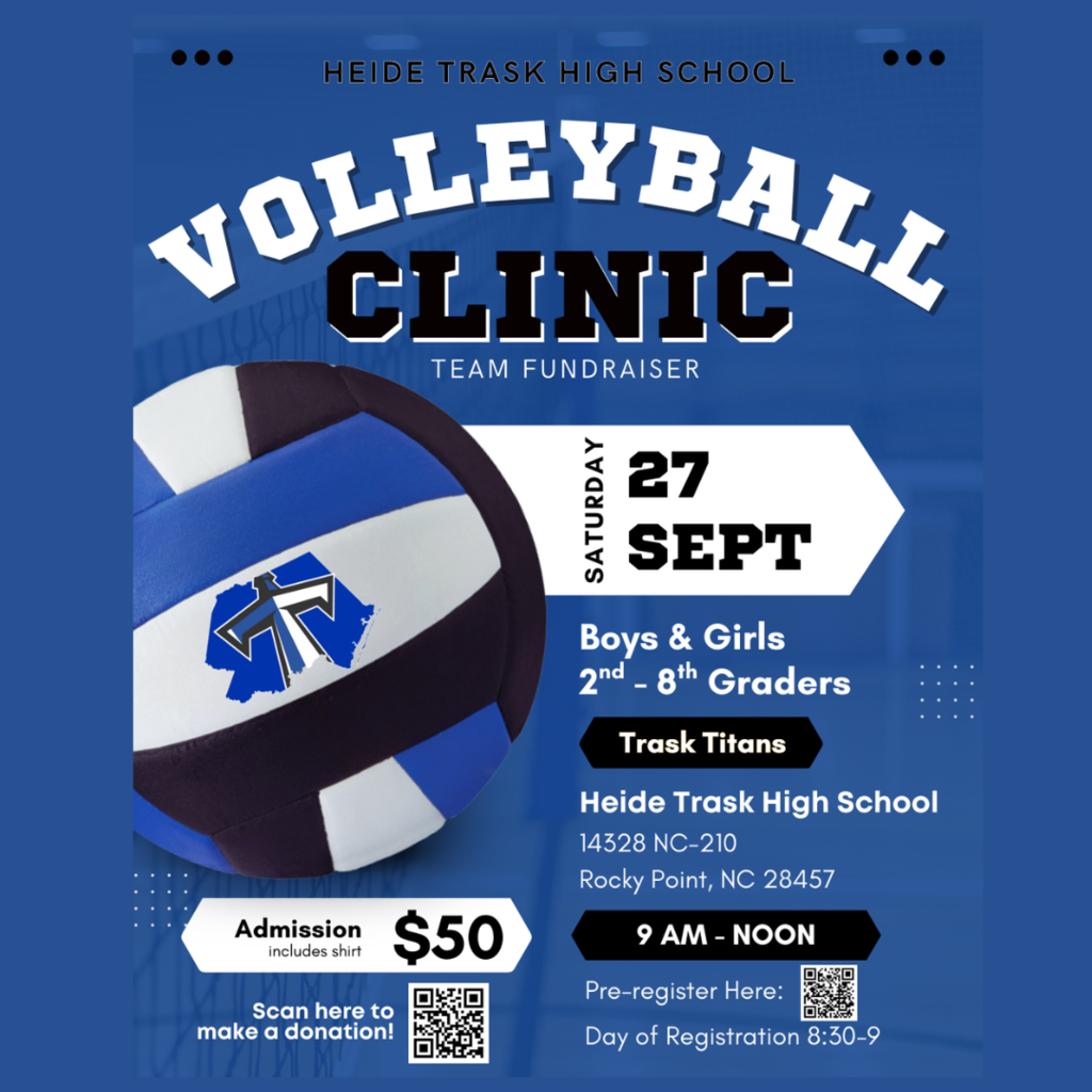 volleyball clinic flyer