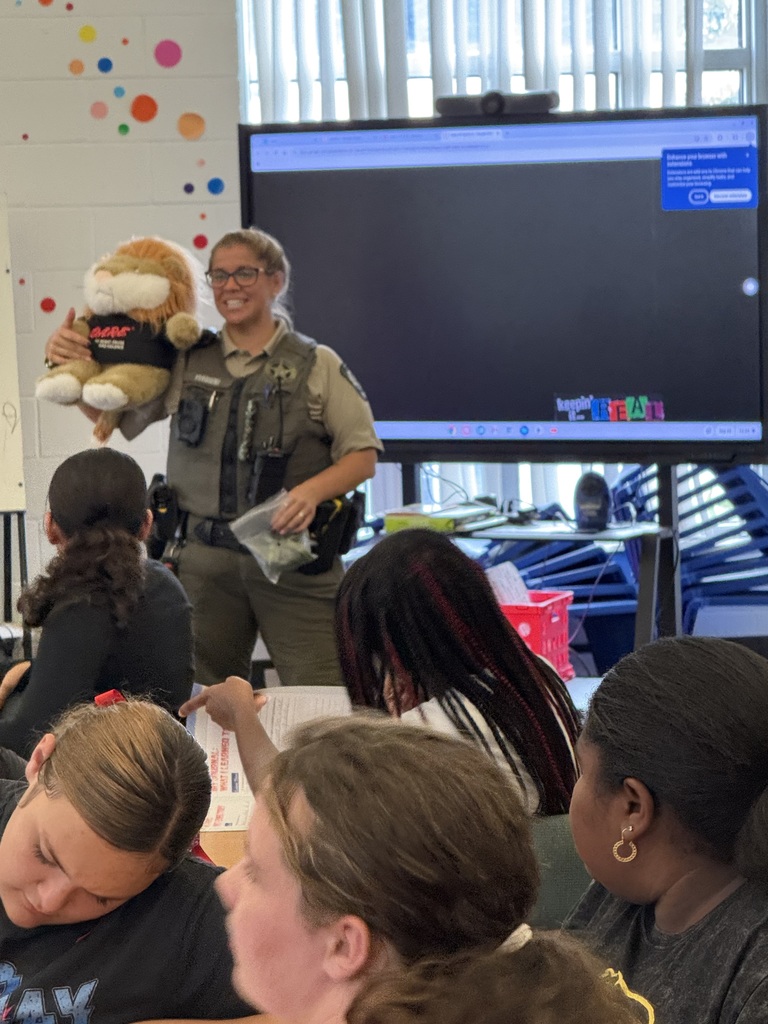 Dare officer teaching students