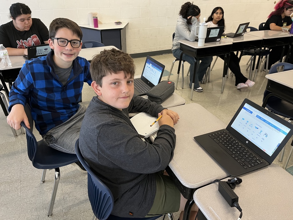 Grizzly eighth graders completed yet another piece of their NC Career Development Plan.