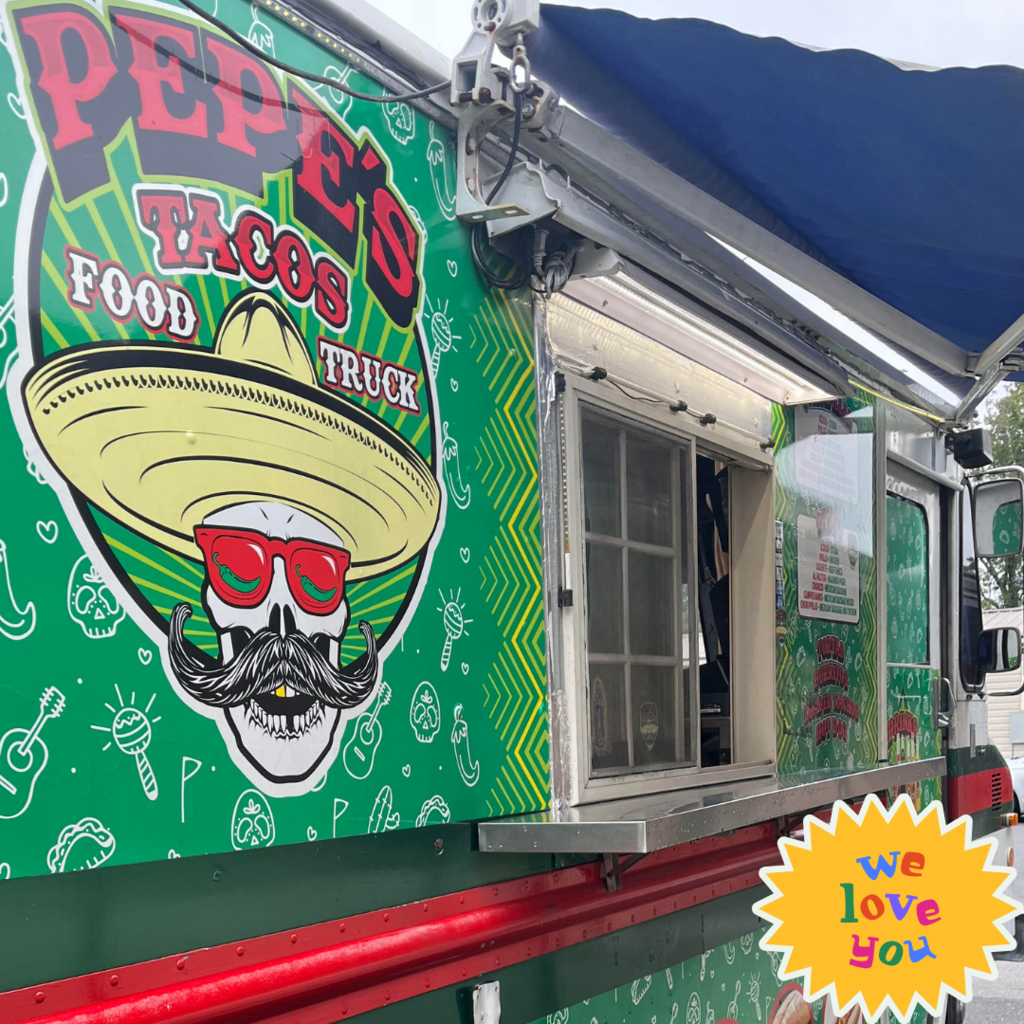 taco truck with graphic