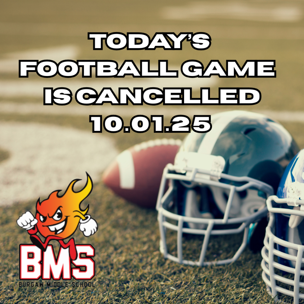 football game cancellation flyer