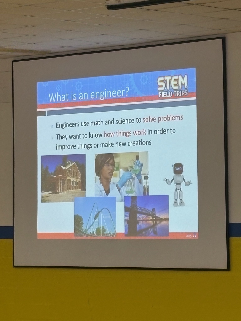 what is an engineer slideshow up on a screen