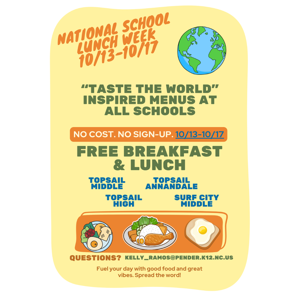 National School Lunch Week flyer