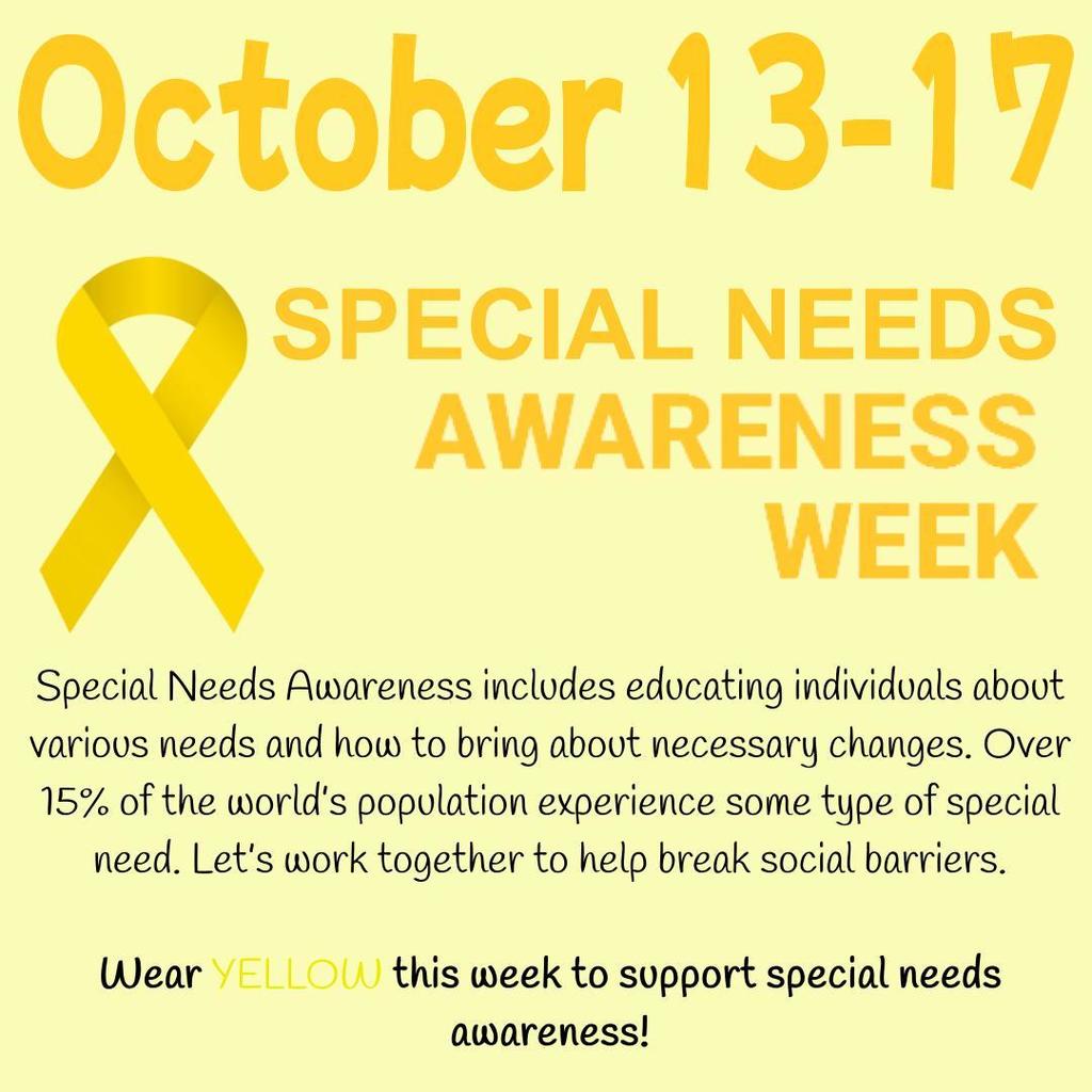 special needs awareness week