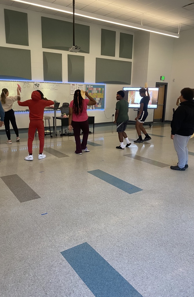 Line dancing in Ms. Rabel's