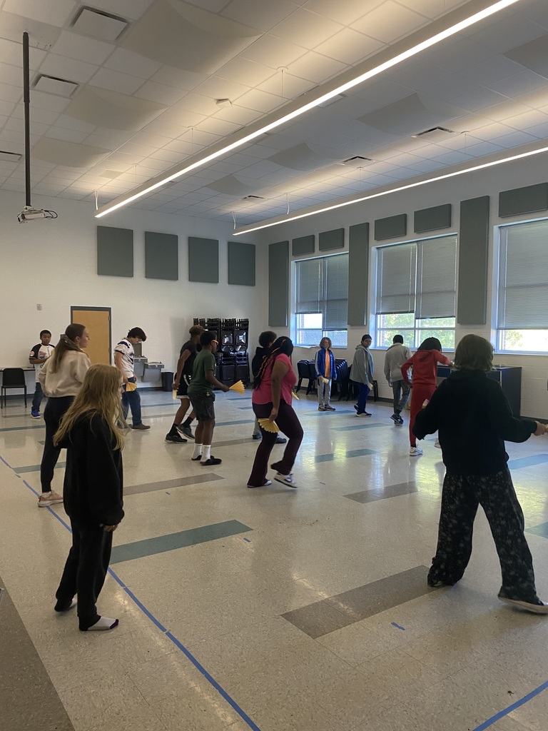 Line dancing in Ms. Rabel's