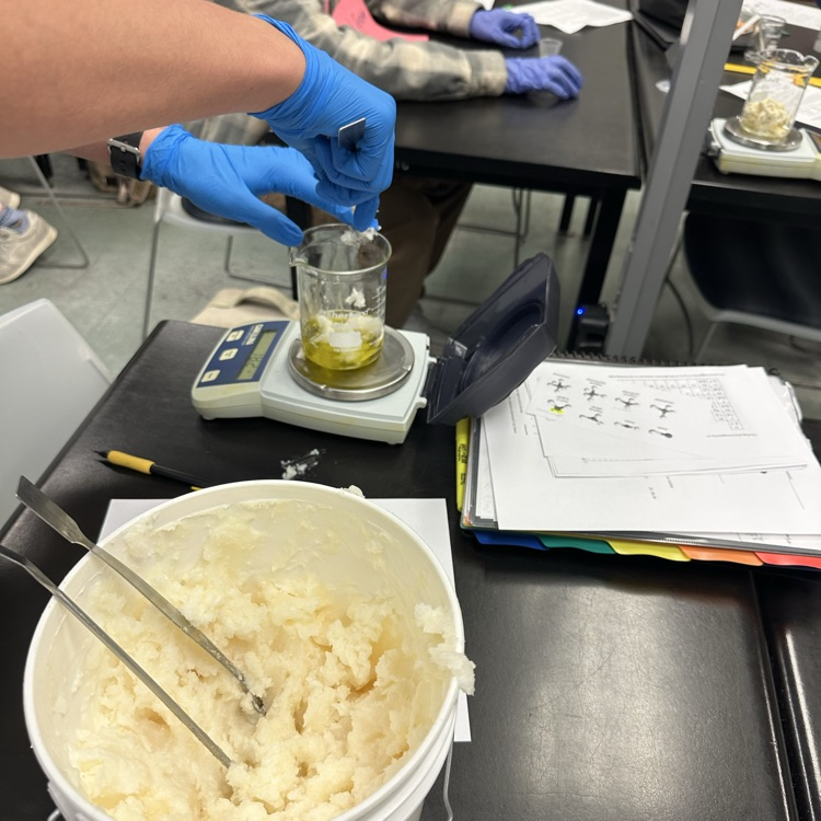 making soap in chemistry