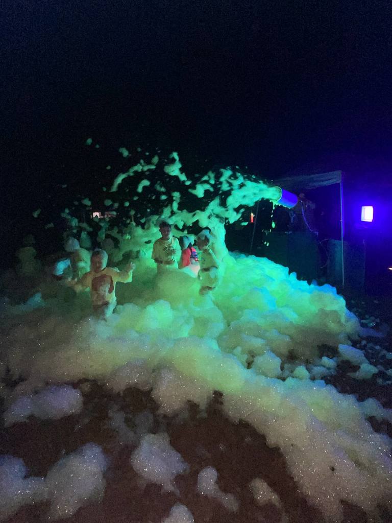 foam glow party