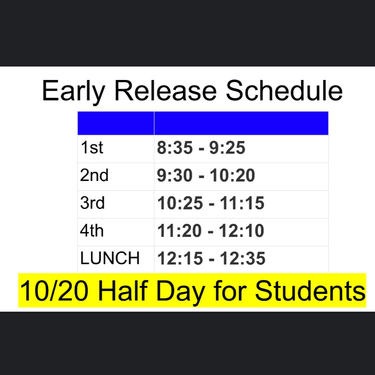 half day schedule