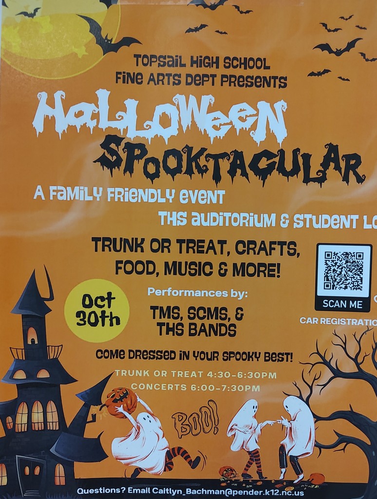 THS Fine Arts Department Halloween information 