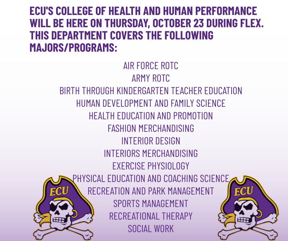 ECU visit on Thursday during FLEX