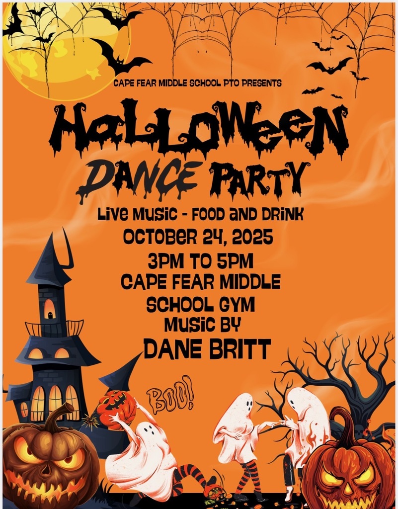 Halloween Dance tomorrow, October 24 from 3 to 5 pm