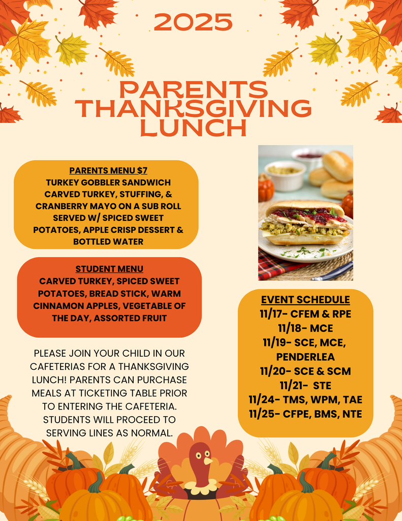 PARENTS THANKSGIVING LUNCH 2025