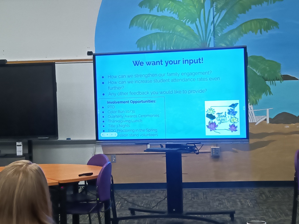 Pictures from Coffee with a Principal.