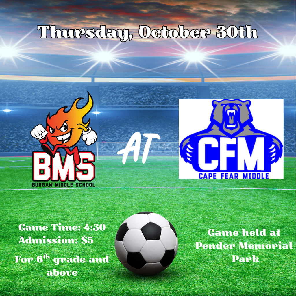 soccer game flyer