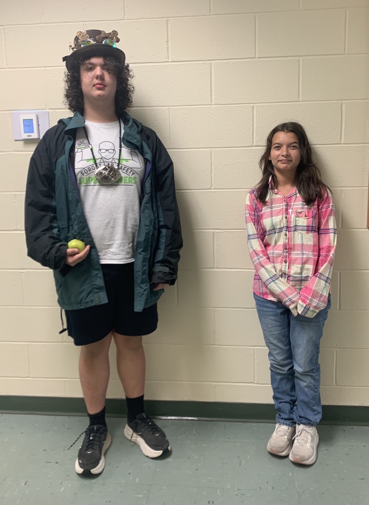 Pender early college students dressed up for wacky Wednesday