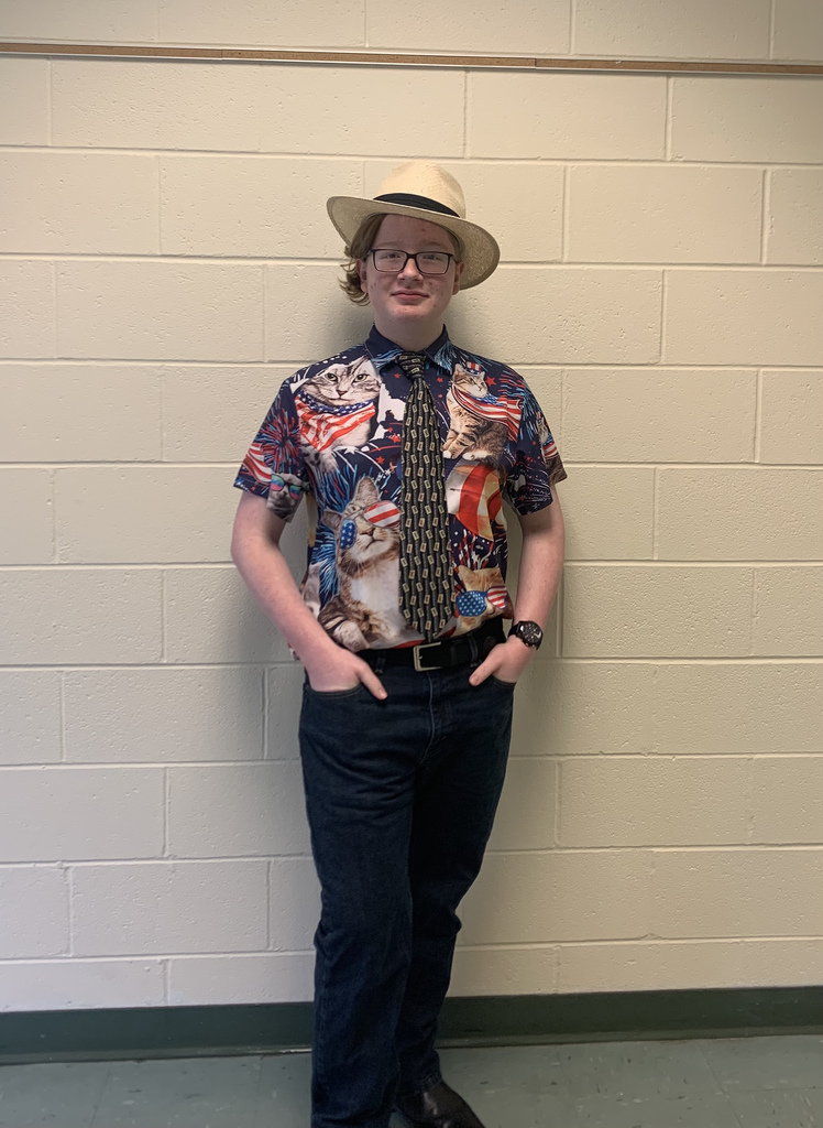 Pender early college students dressed up for wacky Wednesday