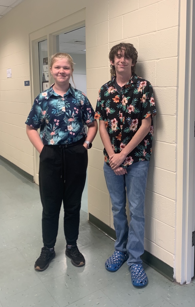 Pender early college students dressed up for wacky Wednesday